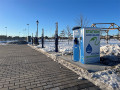Nouvelles bornes de recharge pour véhicule électrique dans le stationnement du parc des Patriotes à Chambly