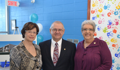 L&#039;École de Monnoir inaugurée en présence de la ministre Marie Malavoy et de la députée Marie Bouillé