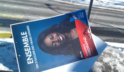Vos candidats et leurs pancartes