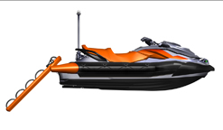 Chambly devient la première ville à utiliser la motomarine de sauvetage en eau vive