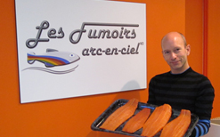 Denis Bélanger et son fumoir