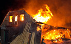 Important incendie à Richelieu