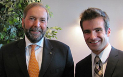Thomas Mulcair chef du NPD : victoire pour Matthew Dubé