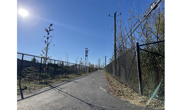 Le parc industriel de Chambly maintenant plus accessible par le réseau cyclable (photo:courtoisie, Ville de Chambly)