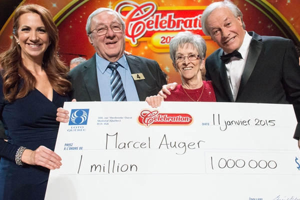 M. Marcel Auger, de Richelieu, millionnaire grâce à Célébration 2015!