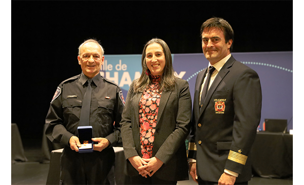 Pierre Robert, Alexandra Labbé et Alexandre Tremblay (Photo: courtoisie, Ville de Chambly)