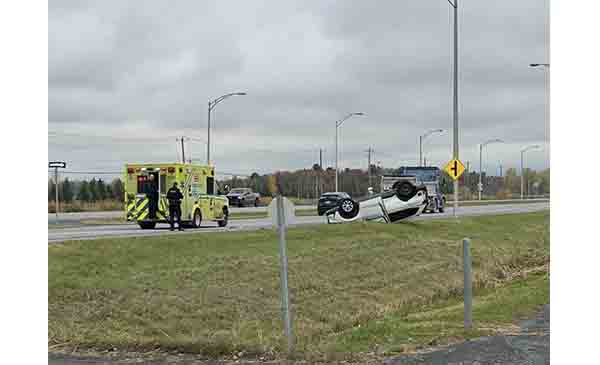 Deux collisions à la même intersection à Richelieu