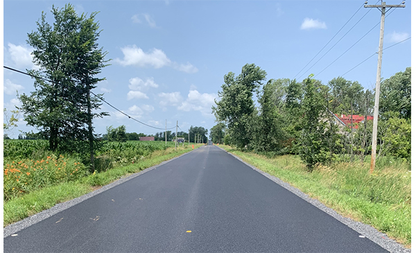 Le chemin du Ruisseau-Barré sera bientôt rouvert à la circulation (Photo: courtoisie, Ville de Marieville)