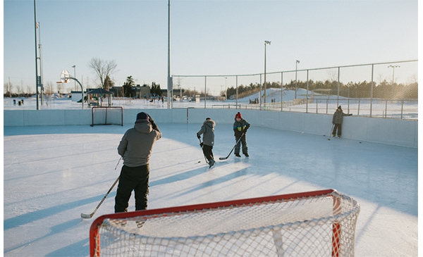 Ouverture des patinoires extérieure à Marieville (Photo: courtoisie, Ville de Marieville)