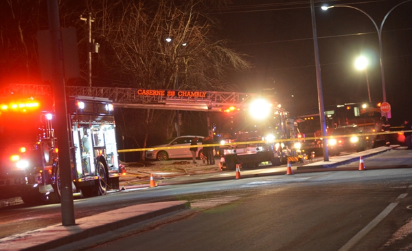 Incendie sur la rue Franquet