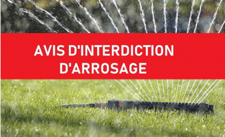 Interdiction d’arrosage