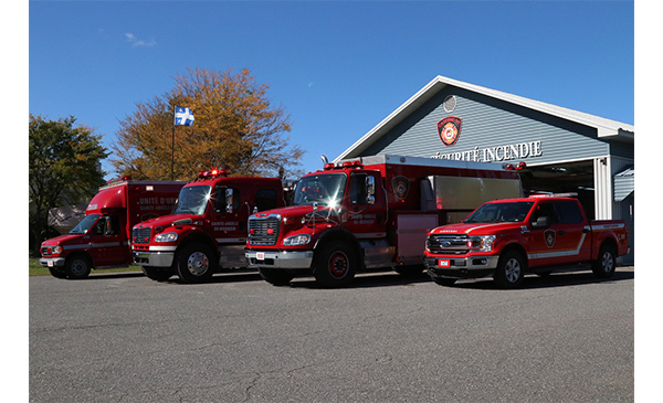 Caserne du Service incendie de Sainte-Angèle-de-Monnoir (Photo: courtoisie, Ville de Marieville)