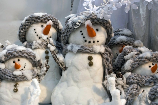 Participez au concours de sculptures et de bonshommes de neige