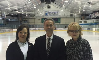 Lucie Charlebois, Denis Lavoie, Nicole Ménard