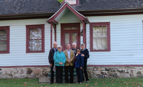 Pierre Turcotte (SHSC), Inger Cell, Charles Cell, André Bujold (SHSC), Louise Chevrier (SHSC) et Raymond Ostiguy (SHSC).