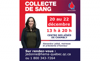 Collecte de sang de la Ville de Chambly