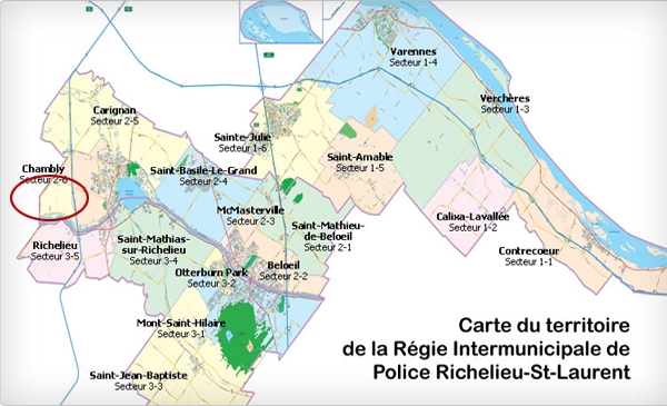 Prolongement de l’entente de régie de police : le morcellement du territoire évoqué