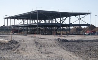 Construction de la nouvelle école au parc des Patriotes