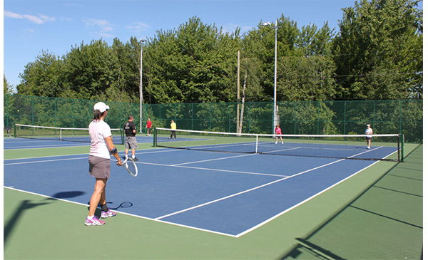 Ouverture des terrains de tennis à Marieville (Photo: courtoisie, Ville de Marieville)