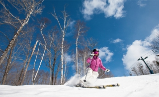 La saison de ski est ouverte.