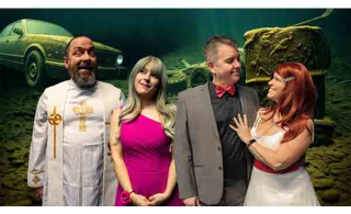 Les comédien de la pièce Vague de fond (Photo: courtoisie, Café-Théâtre de Chambly)