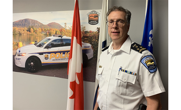 Monsieur Marco Carrier, nouveau directeur de la Régie intermunicipale de police Richelieu Saint-Laurent (RIPRSL)