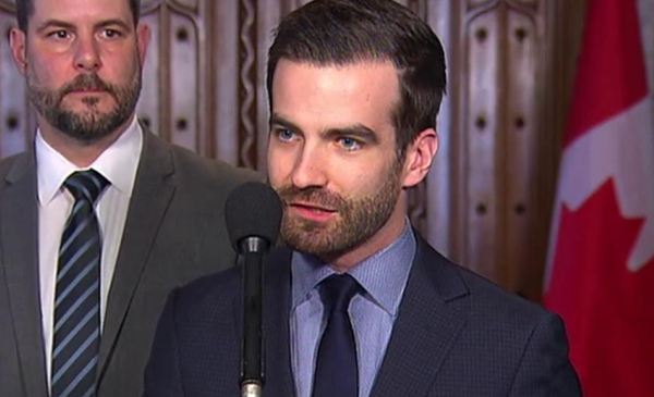 Matthew Dub&eacute;, d&eacute;put&eacute; f&eacute;d&eacute;ral du NPD dans Beloeil-Chambly.