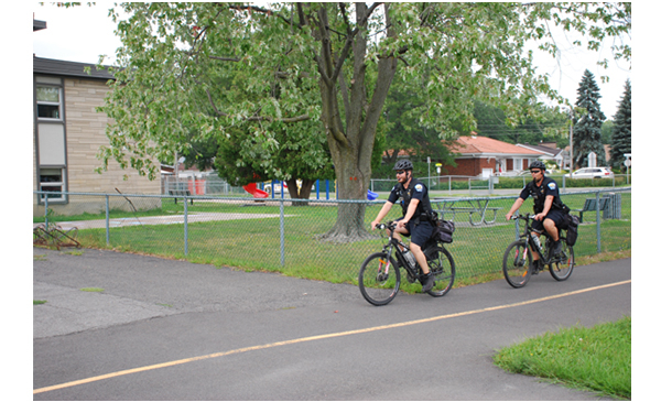 L’escouade des policiers à vélo de laLa Régie intermunicipale de police Richelieu–Saint-Laurent  (Photo: courtoisie)  