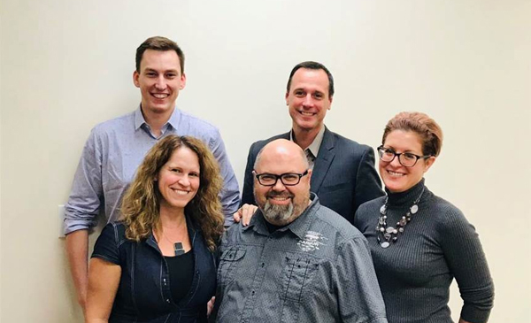 Francis Bouchard, Jean-François Roberge, Catherine Papineau, Martin Baller et Marie-Eve Ducharme