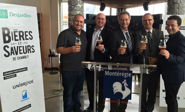 Claude Demers, Luc Rousseau, Denis Lavoie, Luc Forand et Jeff Boudreault