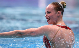 Jacqueline Simoneau rafle les médailles aux Série mondiales de natation artistique