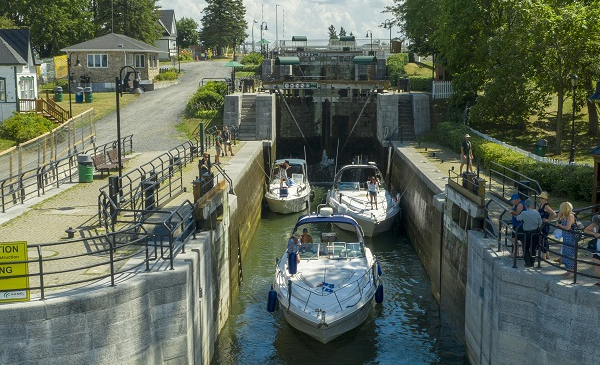 Restauration des écluses de Chambly