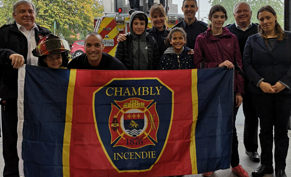 Service d’incendie de la Ville de Chambly : quatre participants à la journée Pompiers d’un jour