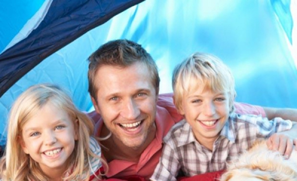 Du camping sur l’île Frayer