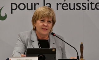 Hélène Roberge, présidente de la CSP.