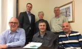 Jean-François Roberge et des agriculteurs de l’UPA-Montérégie