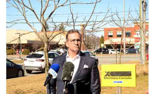 Yves-François Blanchet officiellement candidat dans Beloeil-Chambly (Photo: Mathieu Tye)