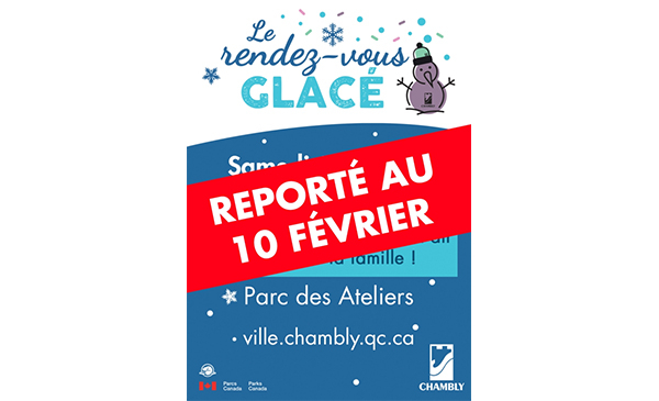 Le rendez-vous glacé de Chambly : reporté au 10 février