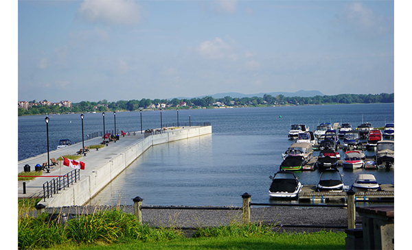 Jetée de Chambly (Photo: courtoisie, Parcs Canada)